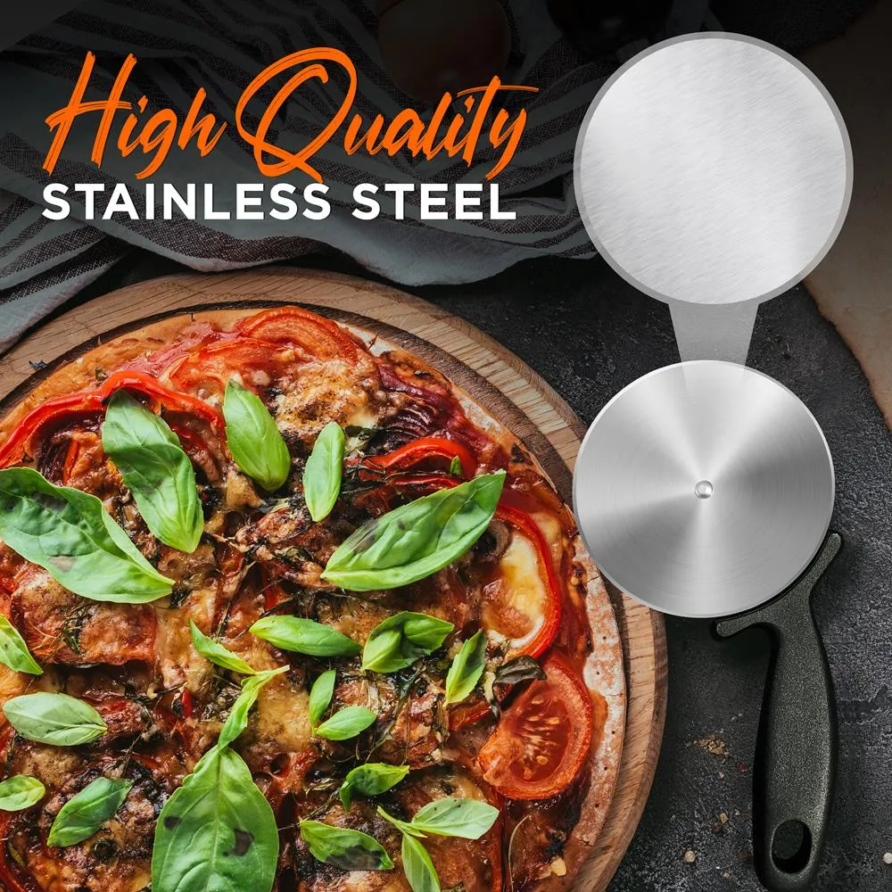 Nutrichef NCPIZOVN roulette à pizza inox