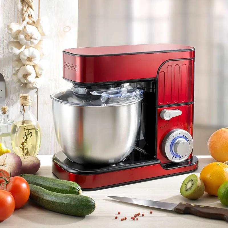 Kitchencook Antara robot pétrin rouge 1300 W