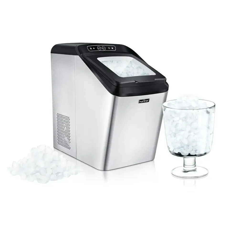 Nutrichef machine à glaçons pépites inox 12 kg/jour