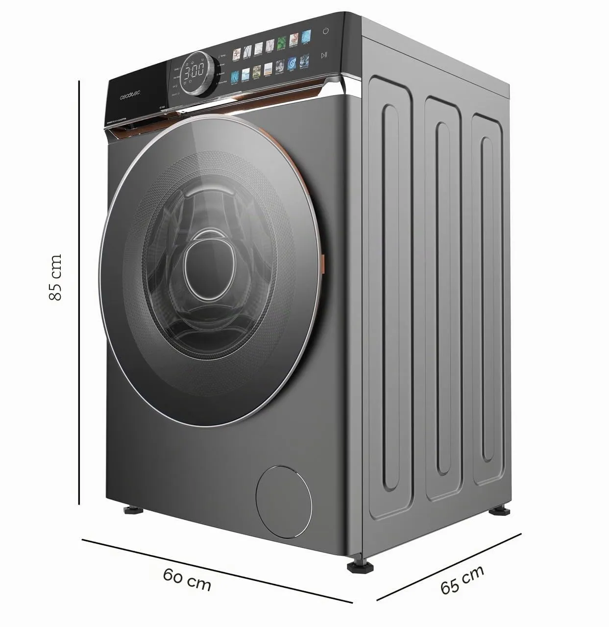 Cecotec Bolero DressCode 12980 lave-linge 12 kg acier