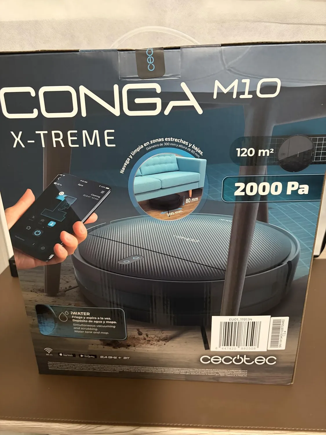 Cecotec Conga M10 X-Treme robot aspirateur laveur