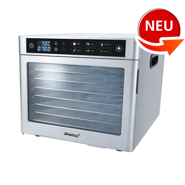 Steba ED 80 déshydrateur alimentaire inox 8 plateaux