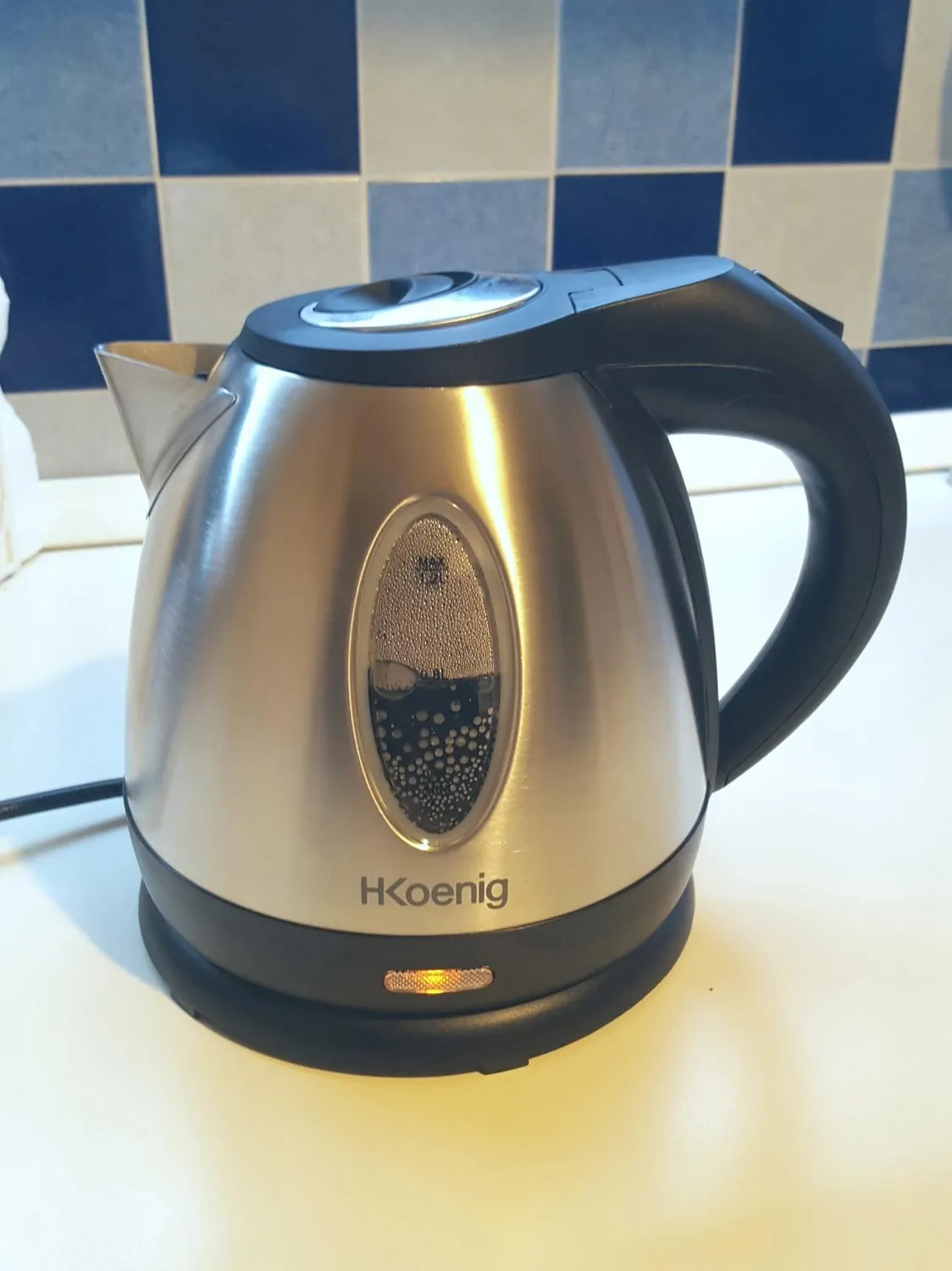 H.Koenig BO12 bouilloire 1,2 L inox graduée