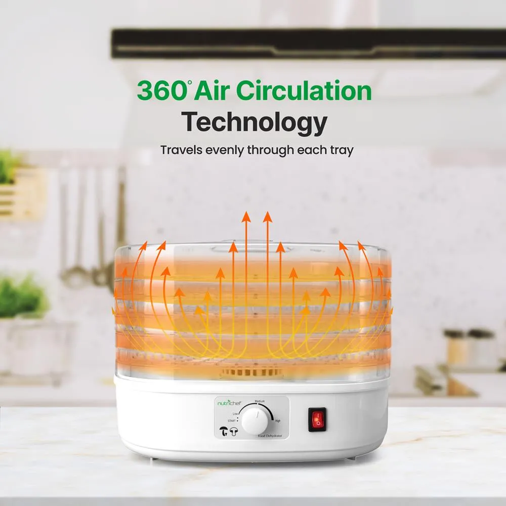 Nutrichef déshydrateur alimentaire électrique compact