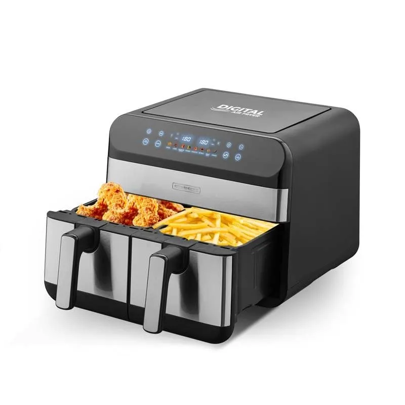 Kitchencook Airflow 9 friteuse sans huile double cuve 9 L