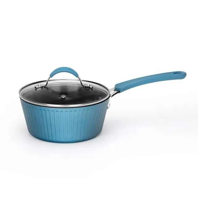 Nutrichef Casserole antiadhésive 1,7 Qt avec couvercle induction