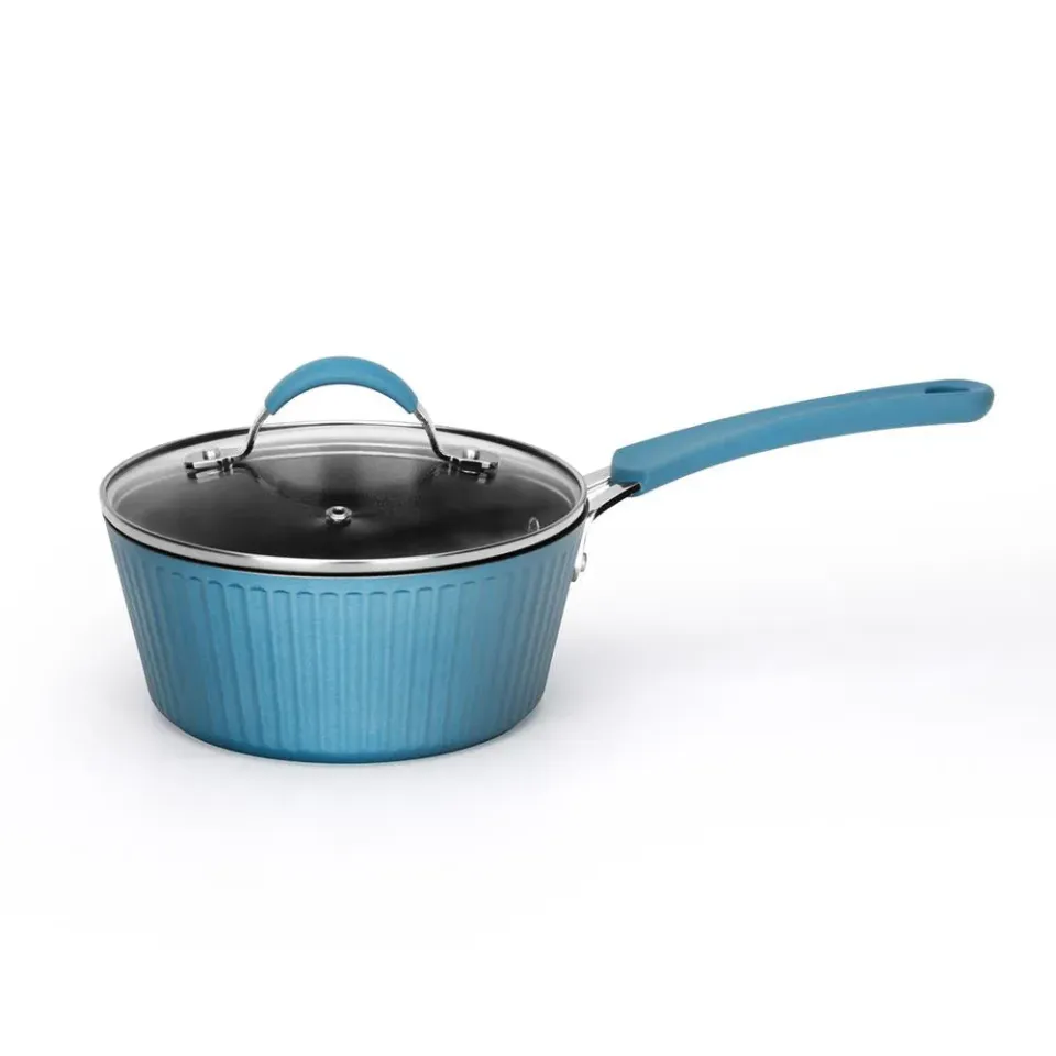 Nutrichef Casserole antiadhésive 1,7 Qt avec couvercle induction