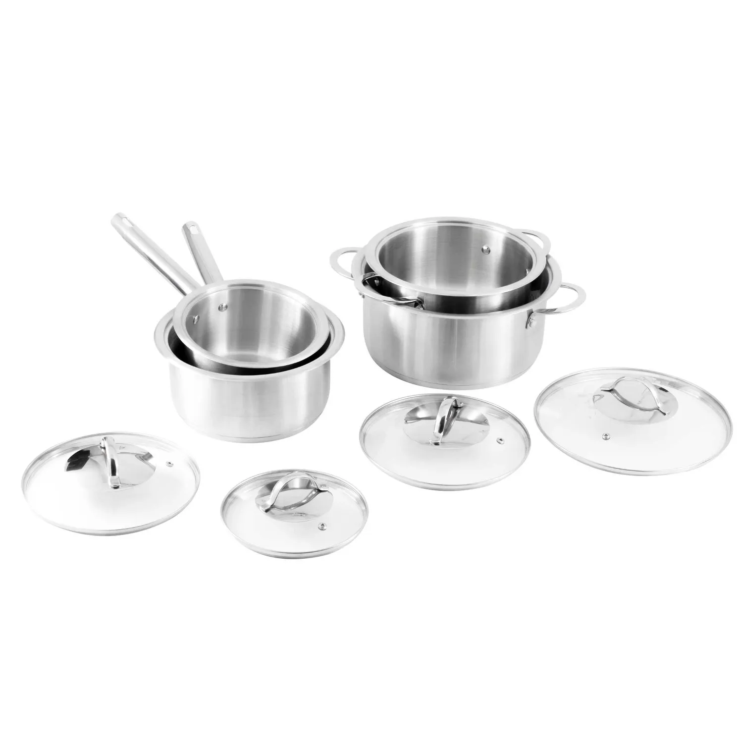 Kitchencook Intuitive set casseroles inox 4 pièces induction
