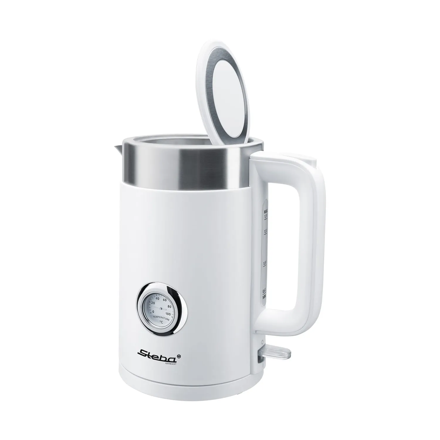 Steba WK 10 Bianco bouilloire blanche 1,7 L inox