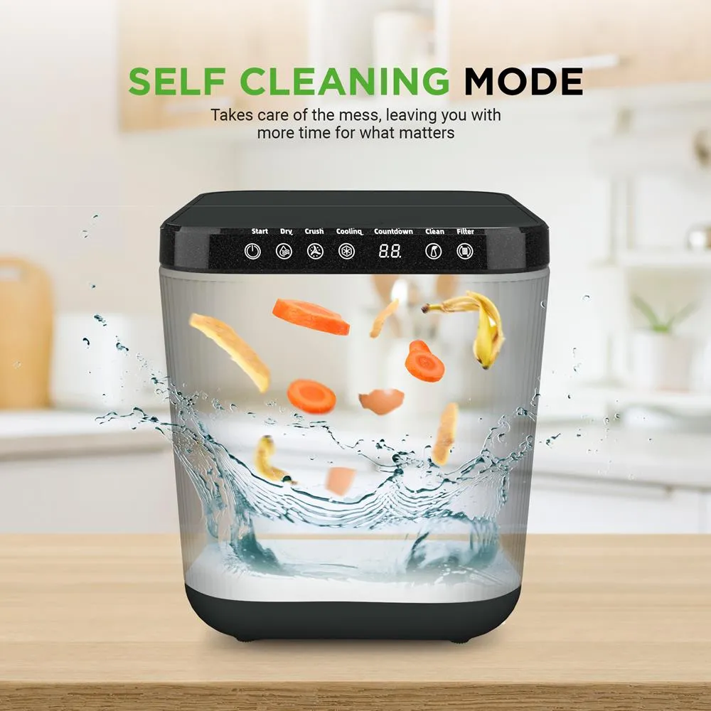 Nutrichef composteur électrique cuisine 3 L gris inodore