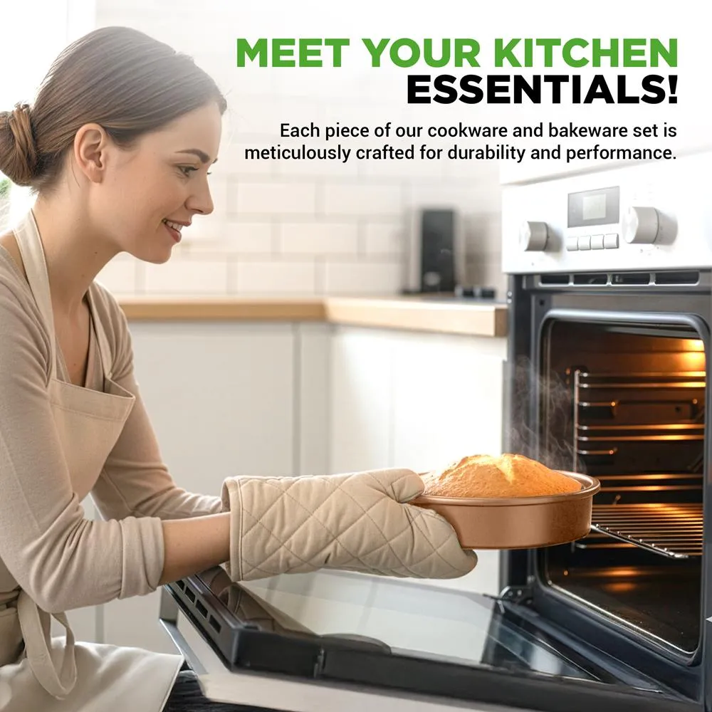 Nutrichef Batterie Cuisine 20 Pièces Antiadhésive Induction