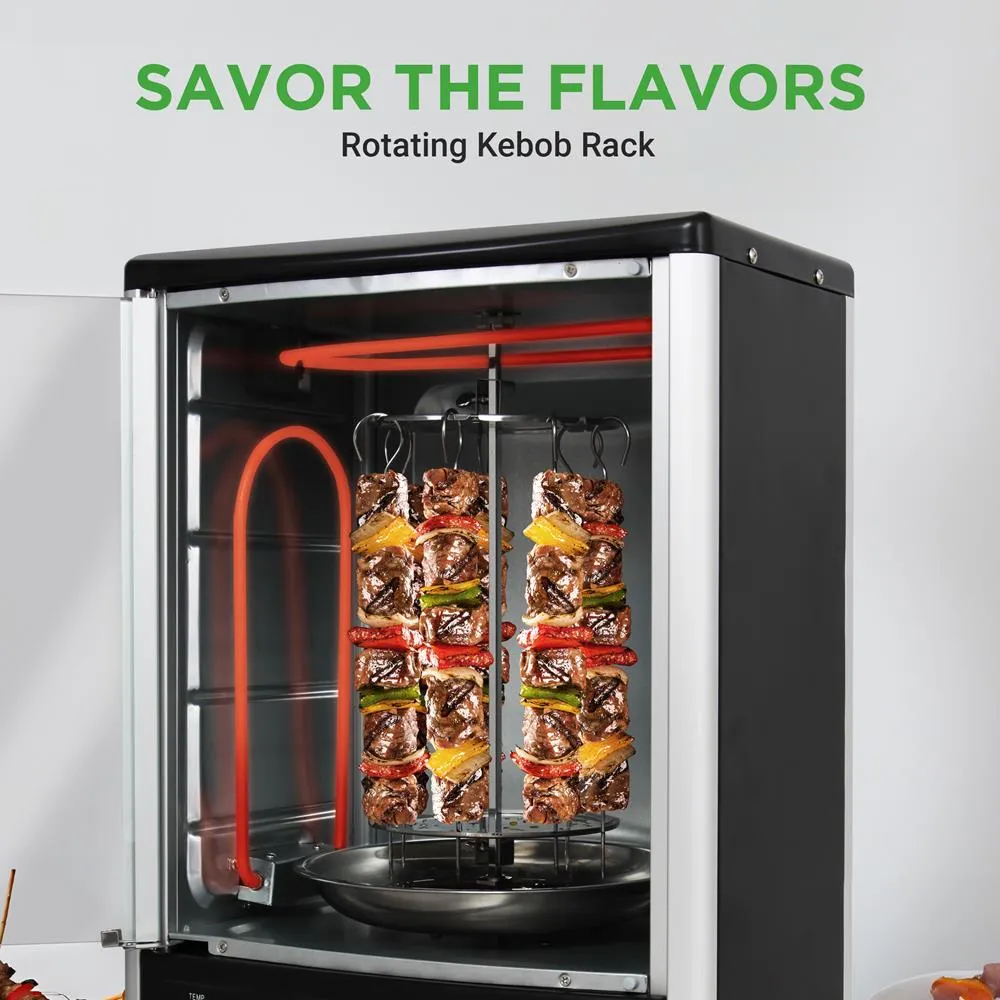 Nutrichef Vertical Rotisserie four rôtisserie 1500 W