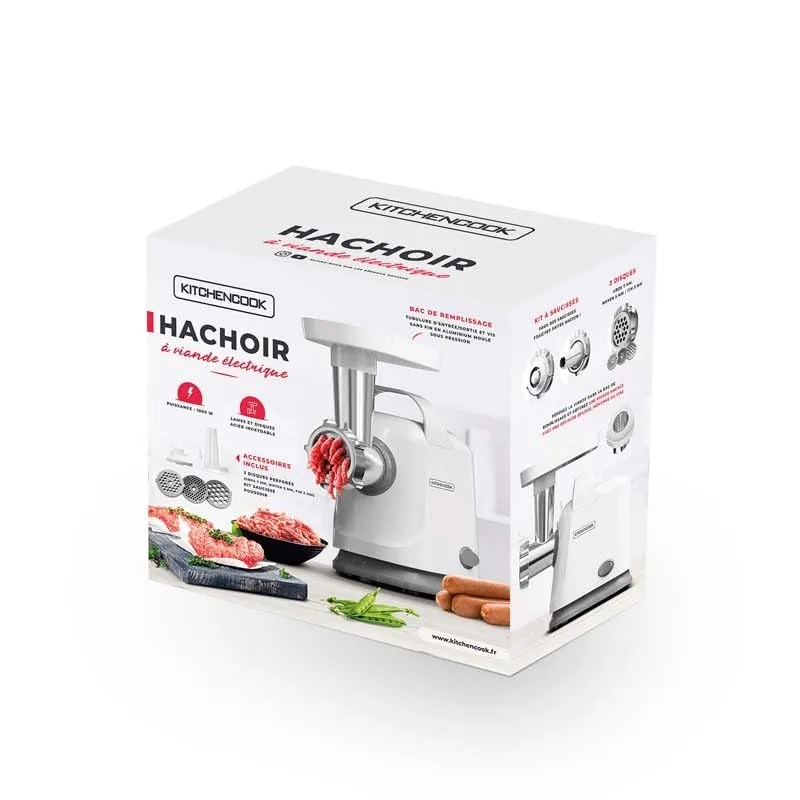 Kitchencook MG1000 hachoir à viande électrique 1000 W