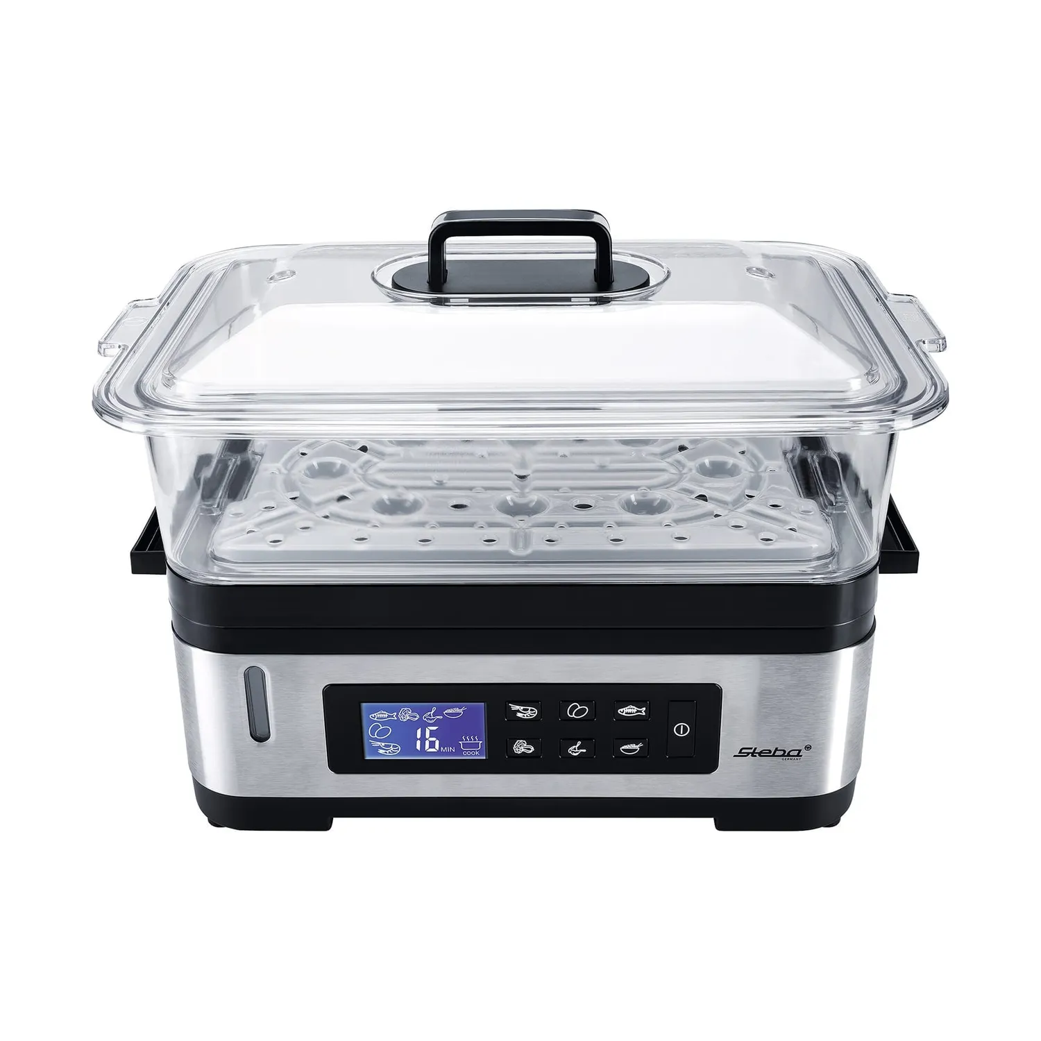 Steba DG 2 cuiseur vapeur électrique 6 L 5 programmes