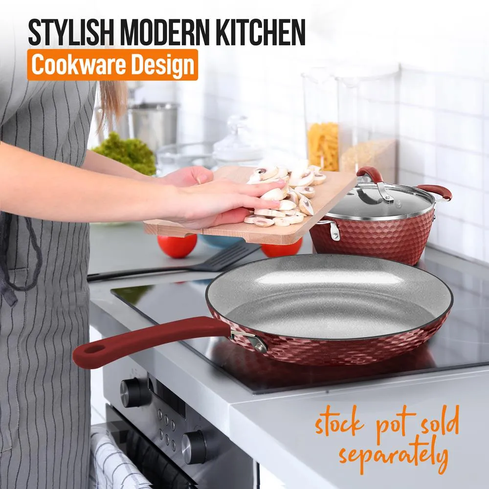 Nutrichef NCCW11RDD petite poêle 20 cm céramique grise