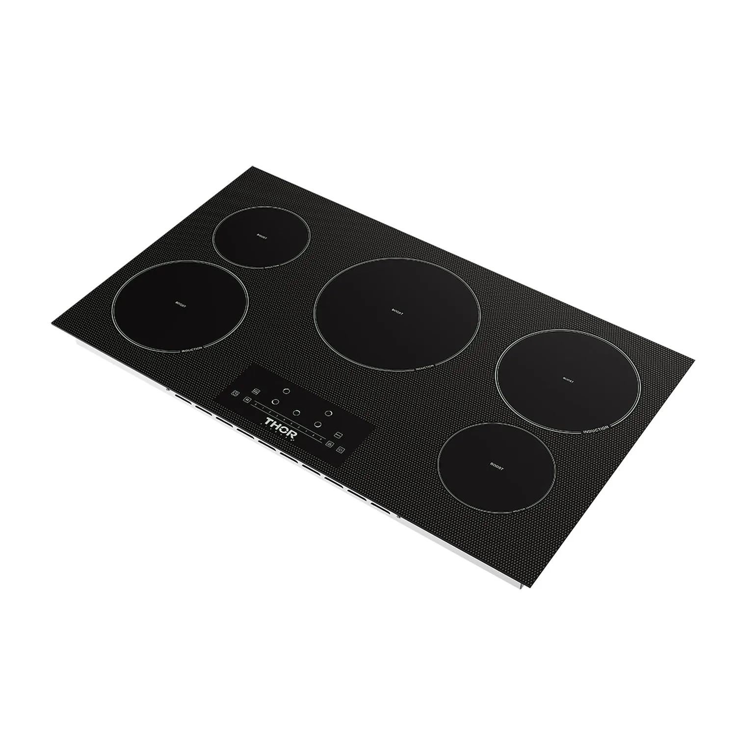 Thor Plaque Induction 36 Pouces Noire 5 Foyers Tactile