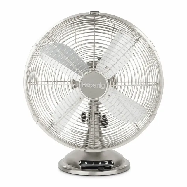 H.Koenig JOE48 ventilateur de table métal silencieux 30 cm