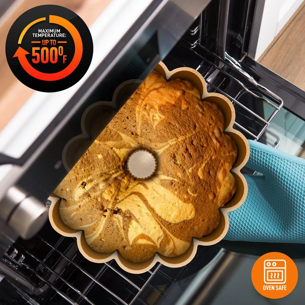 Nutrichef NCBUTP55 moule bundt 24 cm aluminium