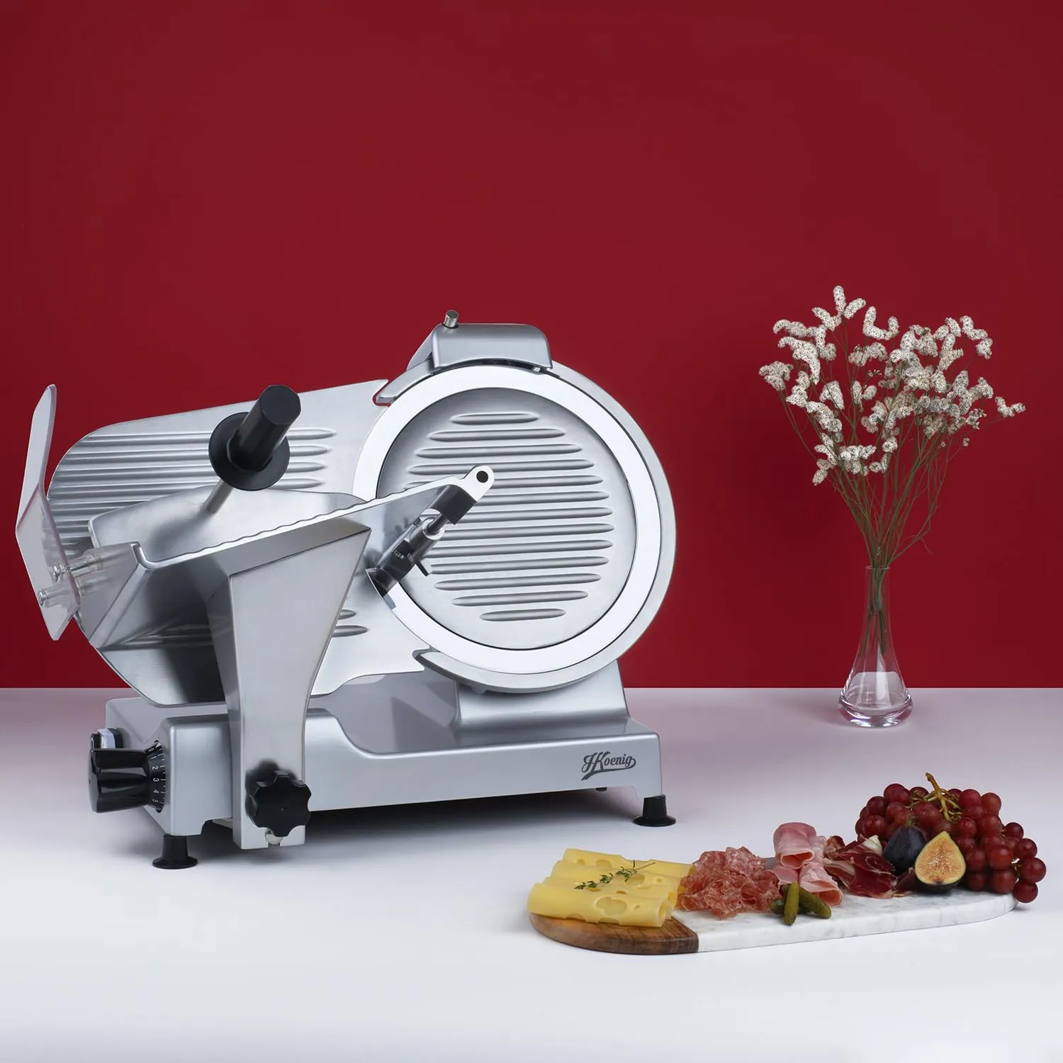 H.Koenig MSX300 trancheuse électrique pro lame 300mm inox