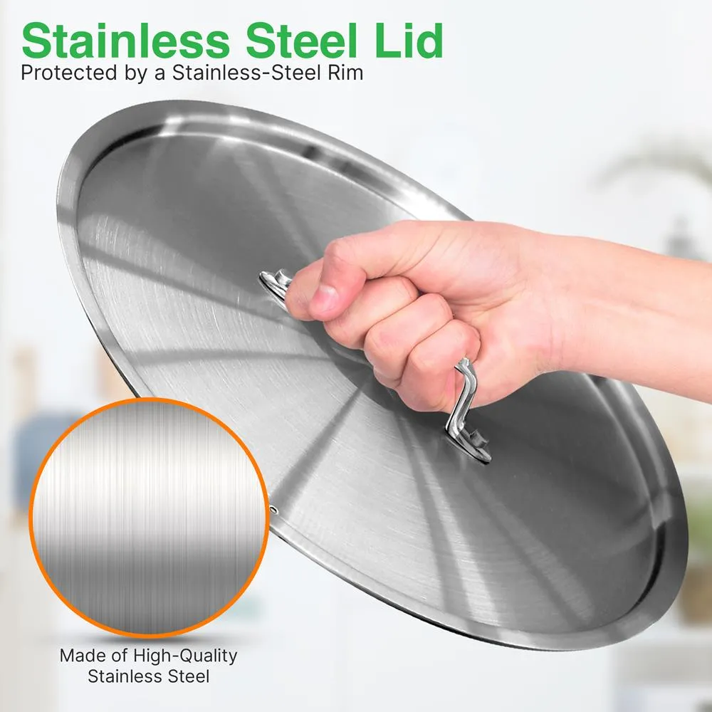Nutrichef couvercle inox 28 cm NCSPT14Q NCSPT16Q