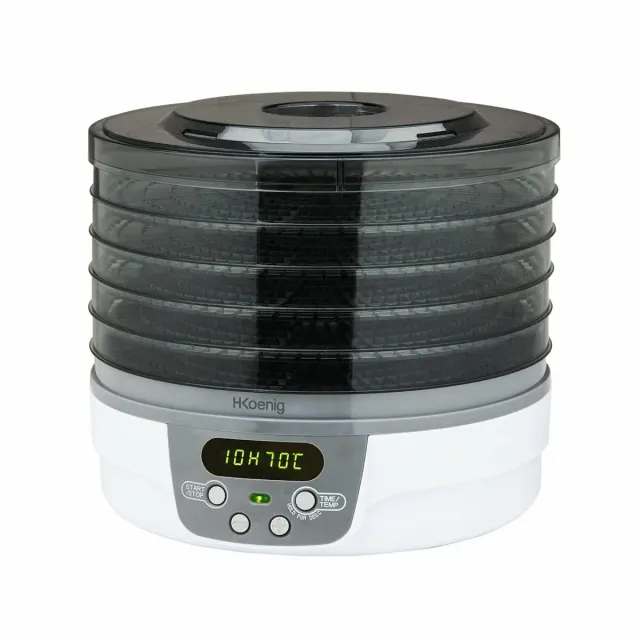 H.Koenig DSY700 déshydrateur alimentaire 5 plateaux blanc