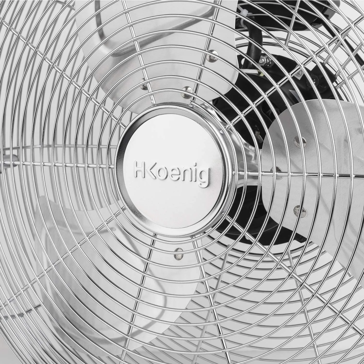 H.Koenig JOE30 ventilateur de sol métal 40 cm chromé