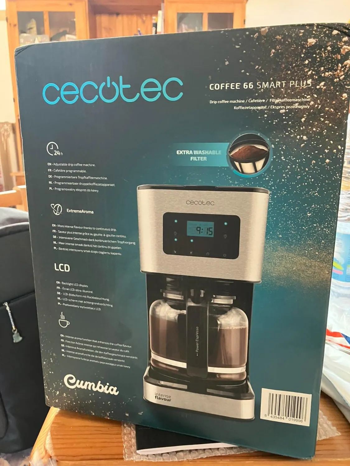 Cecotec Coffee 66 Smart Plus cafetière filtre 1,5L