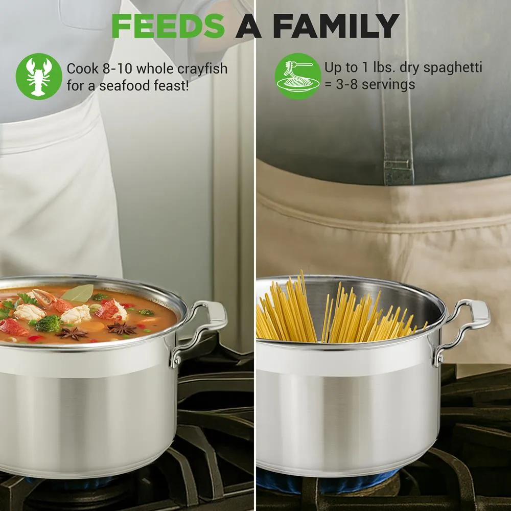 Nutrichef faitout inox 5 QT induction 4,7 L