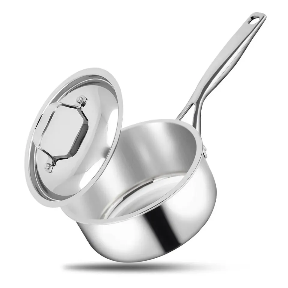Nutrichef Casserole inox 1,5 Qt avec couvercle