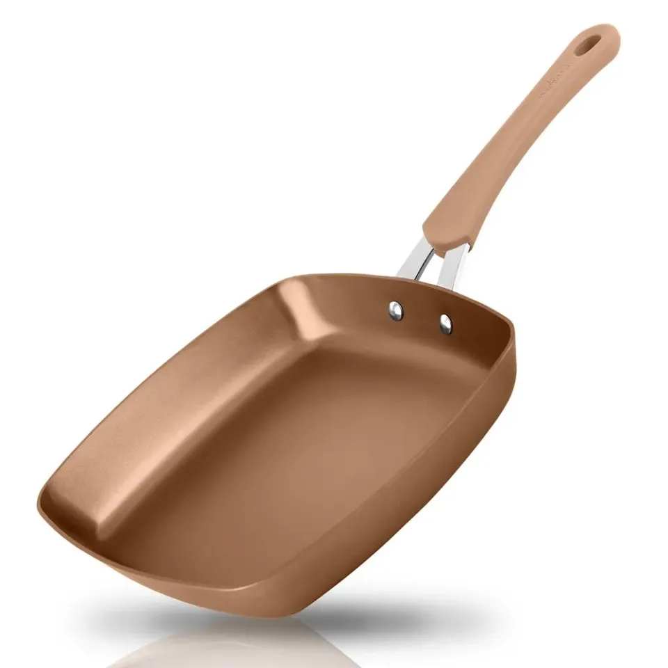 Nutrichef NCCW14S poêle grill 24 cm antiadhésive induction