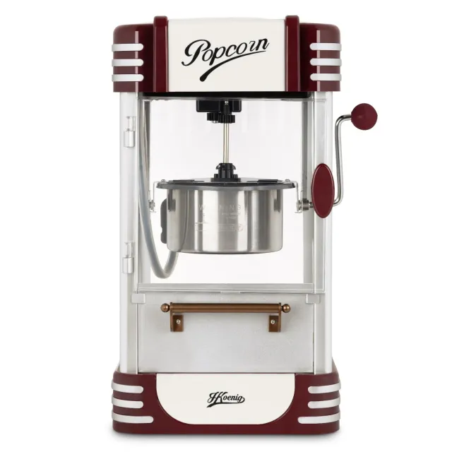 H.Koenig POP330 machine à pop-corn rétro 50 g