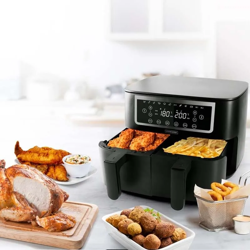 Kitchencook Airmed 8 friteuse sans huile 8L double panier