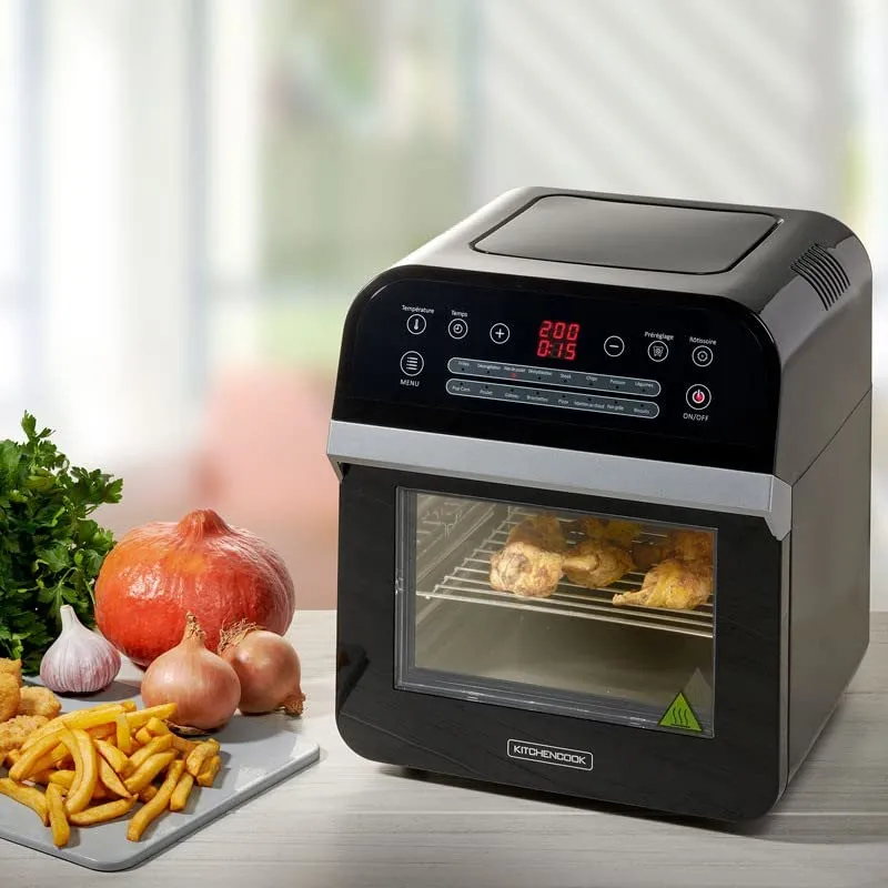 Kitchencook Air Bay Four Air Fryer Noir 12 L 1600 W