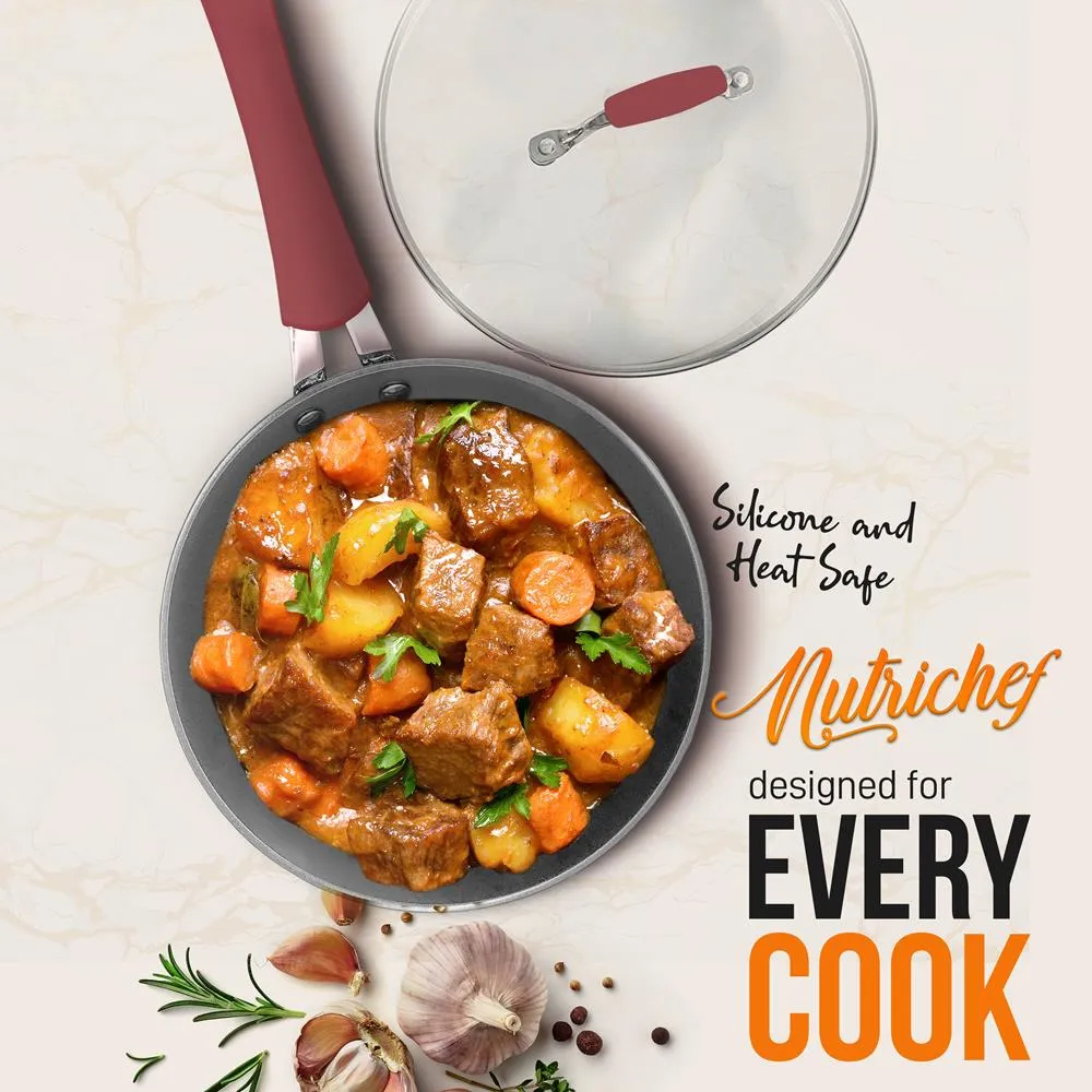 Nutrichef NCCW11RDD petite poêle 20 cm céramique grise