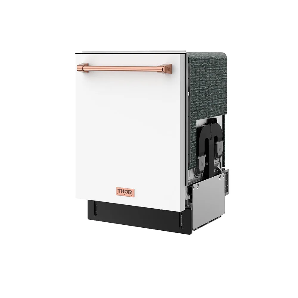 Thor Gordon Ramsay DW24X8BA lave-vaisselle 24 pouces blanc or rose