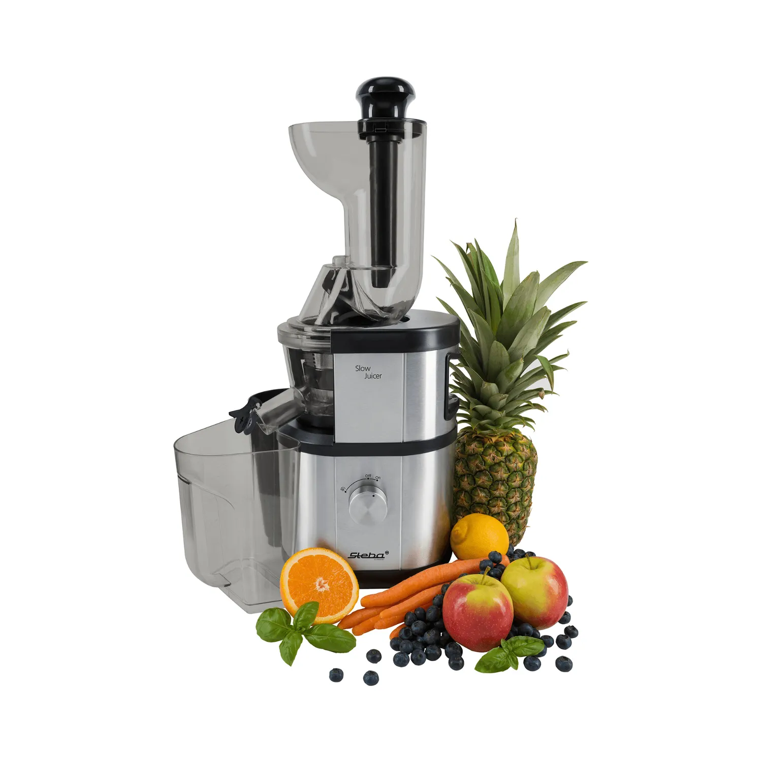 Steba E 400 extracteur de jus slow juicer inox