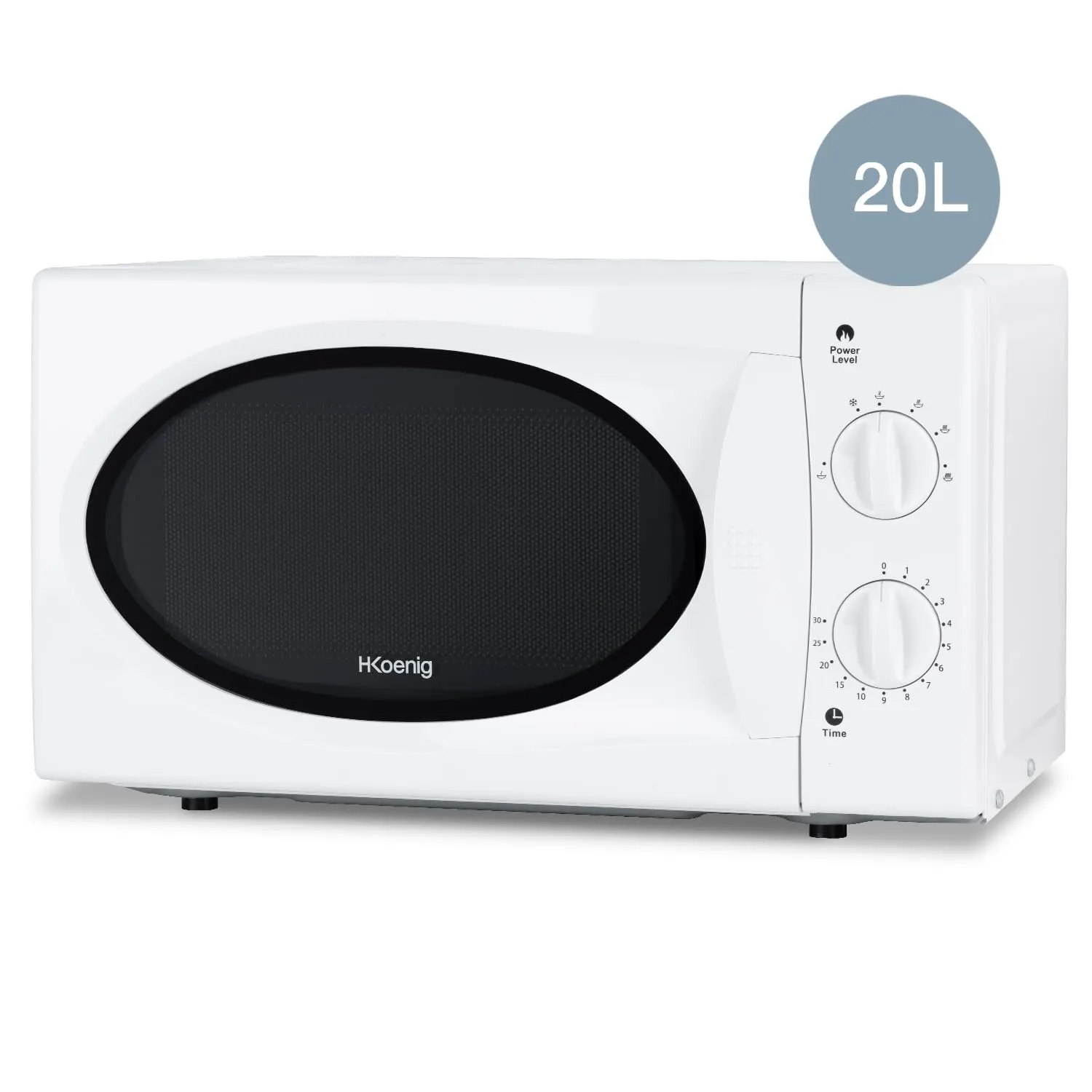 H.Koenig VIO6 micro-ondes 20L blanc 700W décongélation