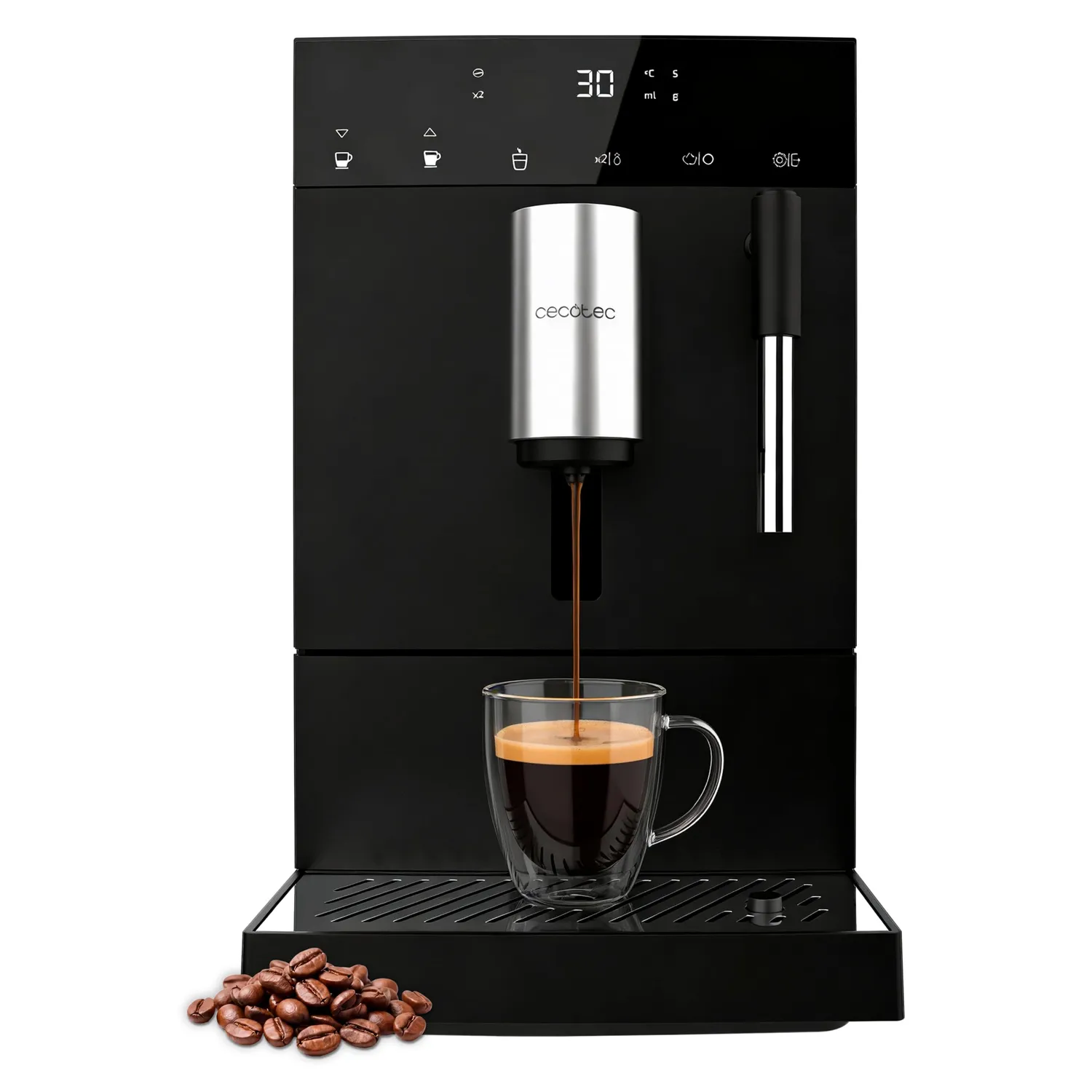 Cecotec Cremmaet Compact machine à café grains 19 bars