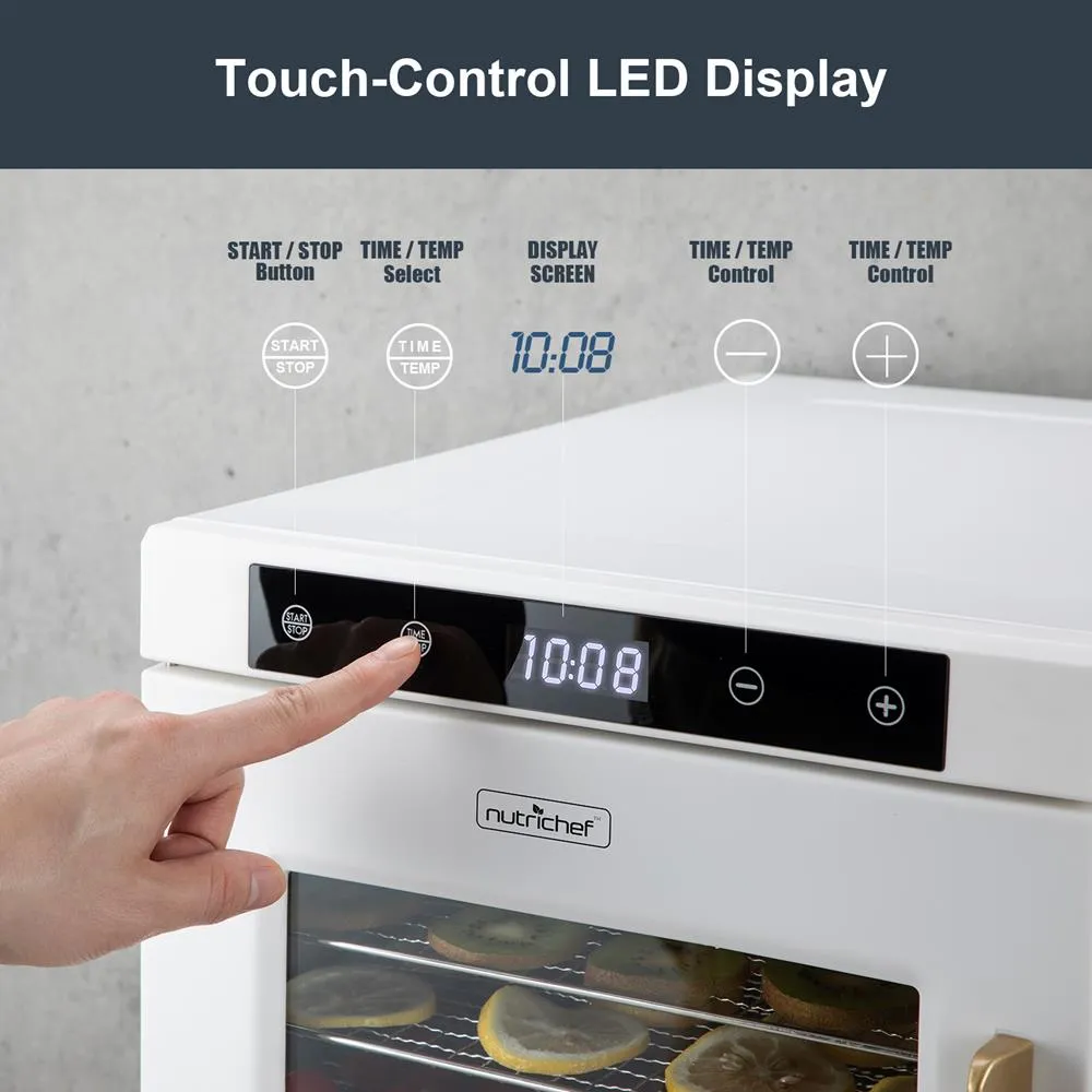 Nutrichef NCFD10WH déshydrateur 10 plateaux inox 900W