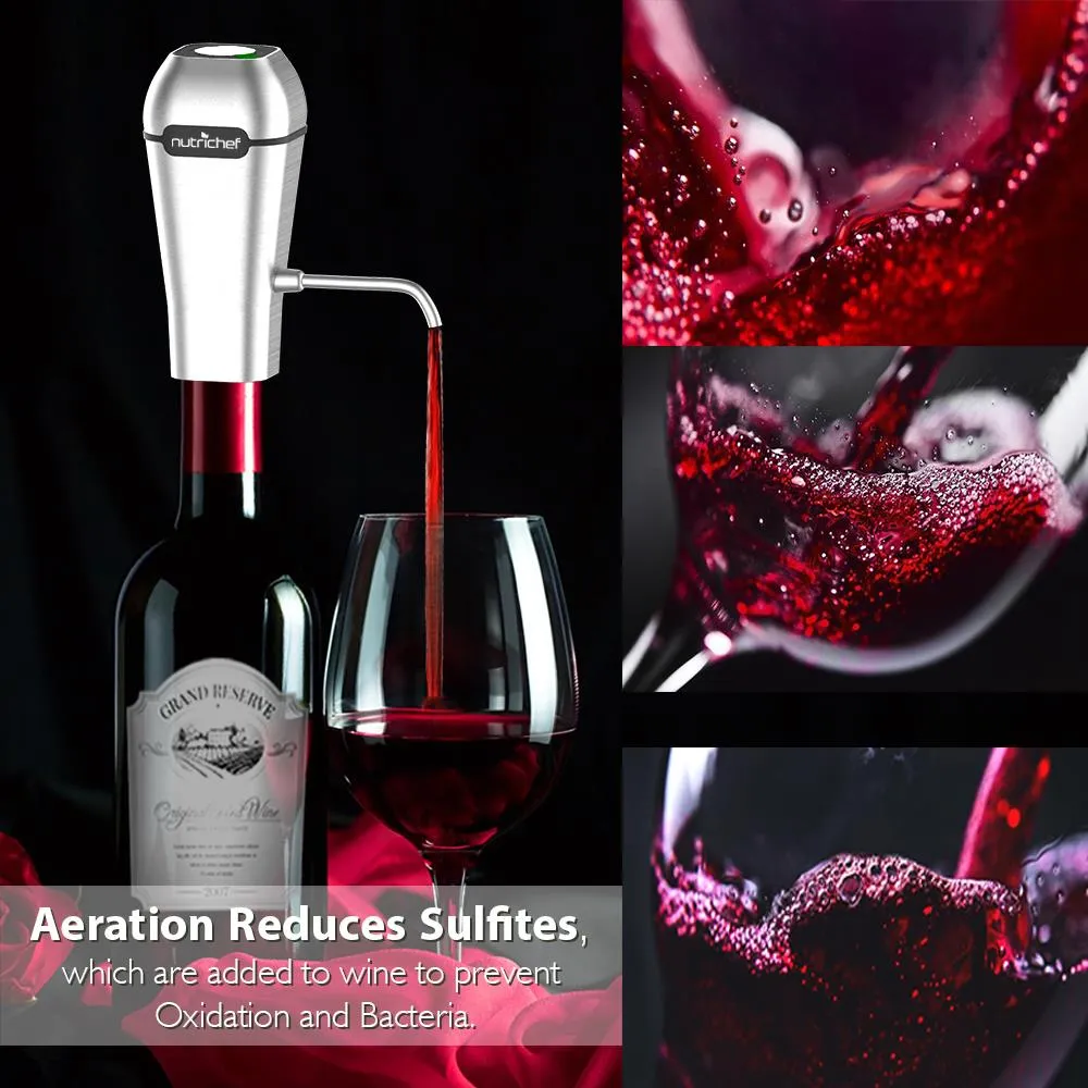 Nutrichef pompe aératrice à vin électrique rechargeable USB