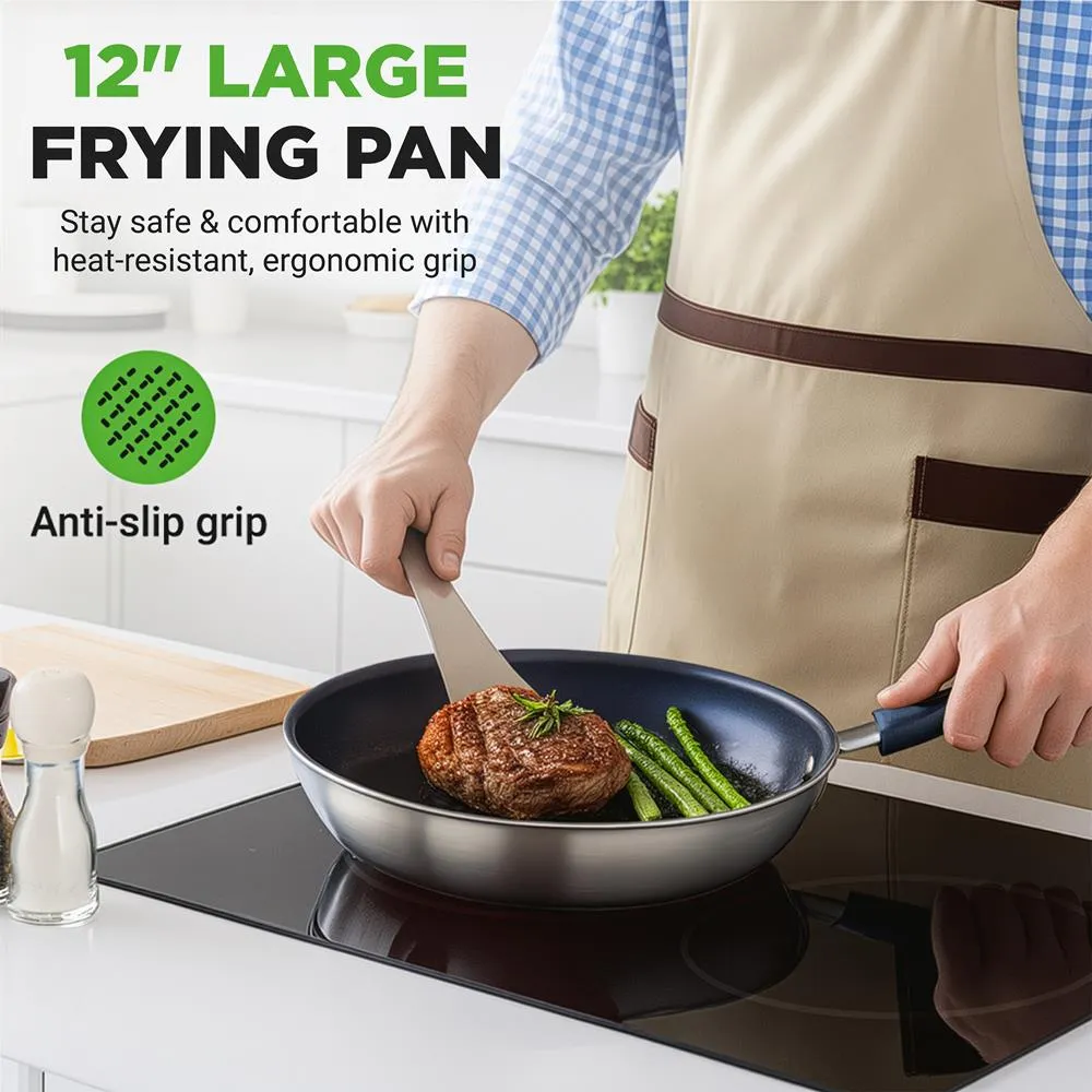 Nutrichef NCFRYP12 poêle 30 cm céramique antiadhésive
