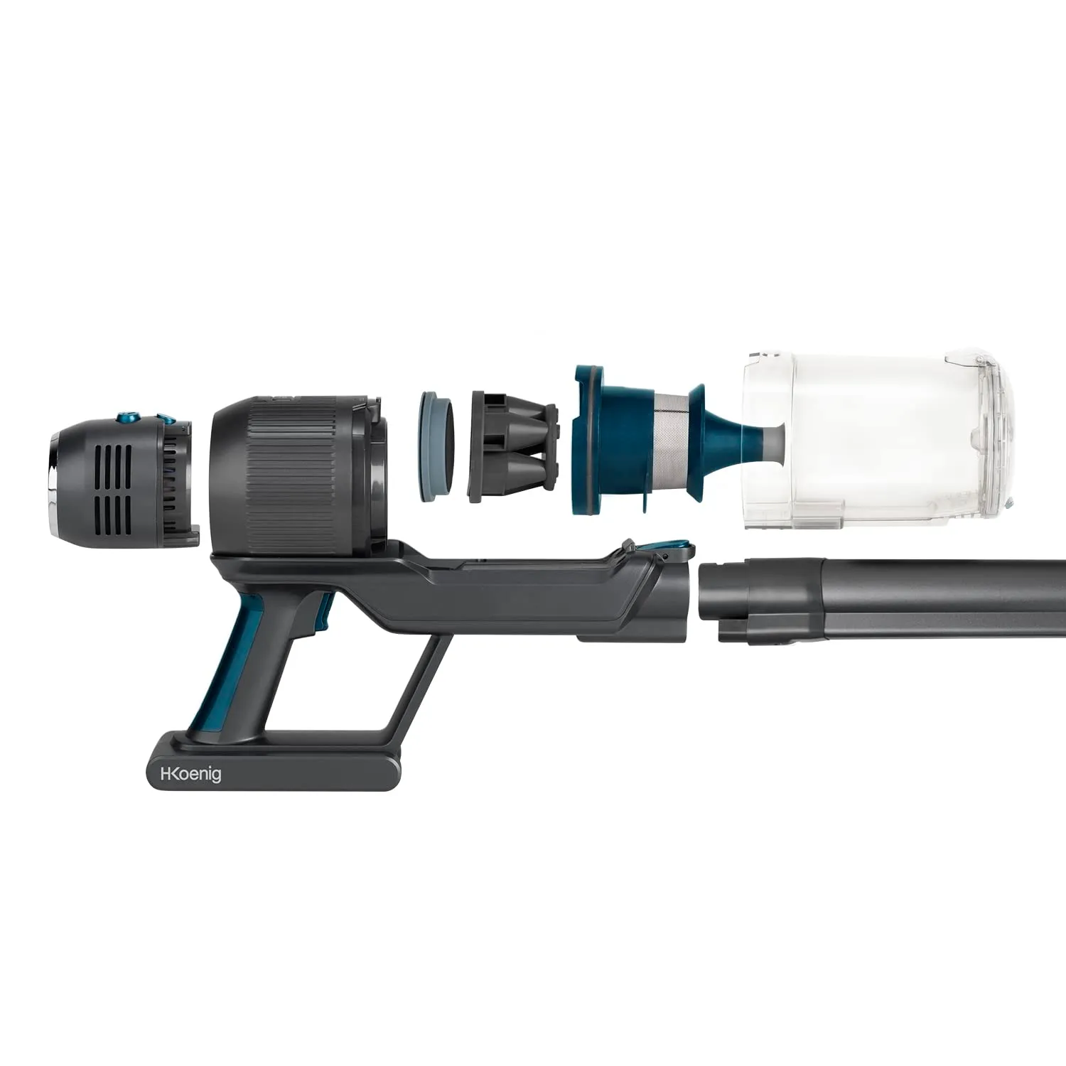 H.Koenig UPX26 Aspirateur Pliable sans Fil 40 min