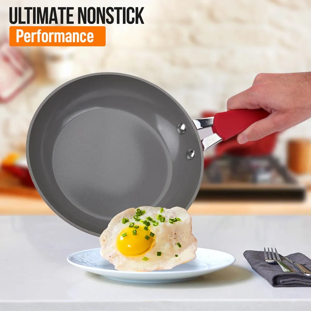 Nutrichef NCCW11RDD petite poêle 20 cm céramique grise