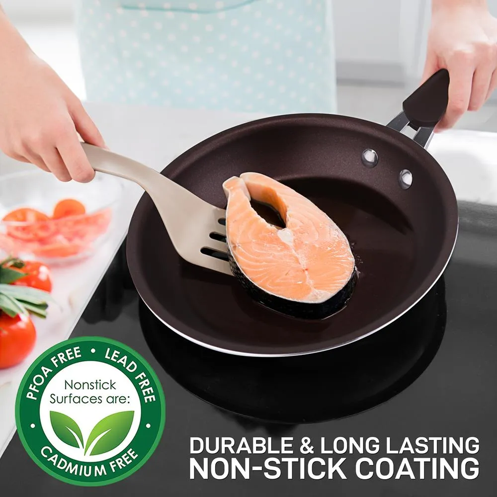 Nutrichef petite poêle antiadhésive 8 pouces induction