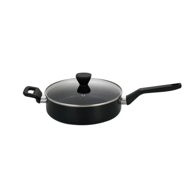 Nutrichef NCCWA13 sauteuse 3 Qt antiadhésive couvercle verre