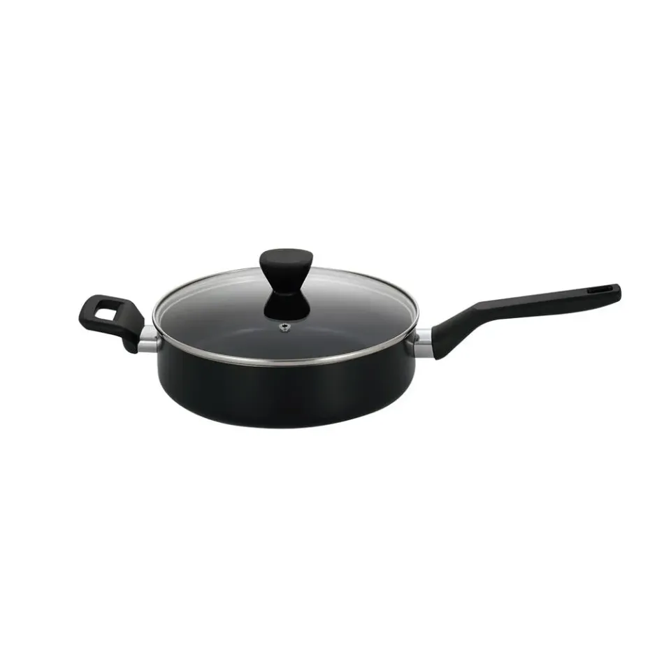 Nutrichef NCCWA13 sauteuse 3 Qt antiadhésive couvercle verre