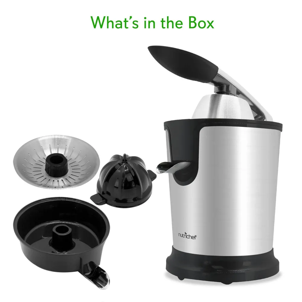 Nutrichef presse-agrumes électrique inox 160 W
