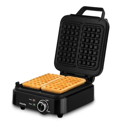 H.Koenig GFX420 gaufrier belge compact 1200W noir