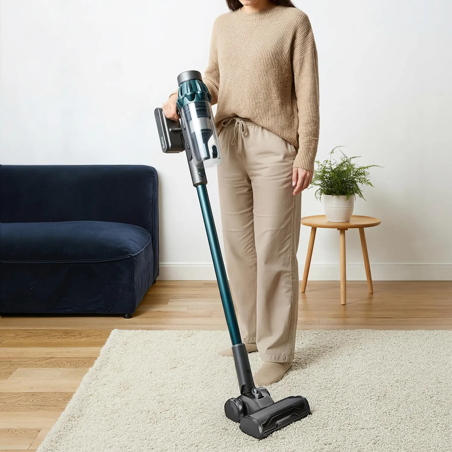 H.Koenig UPX32 aspirateur balai sans fil bleu 50 min