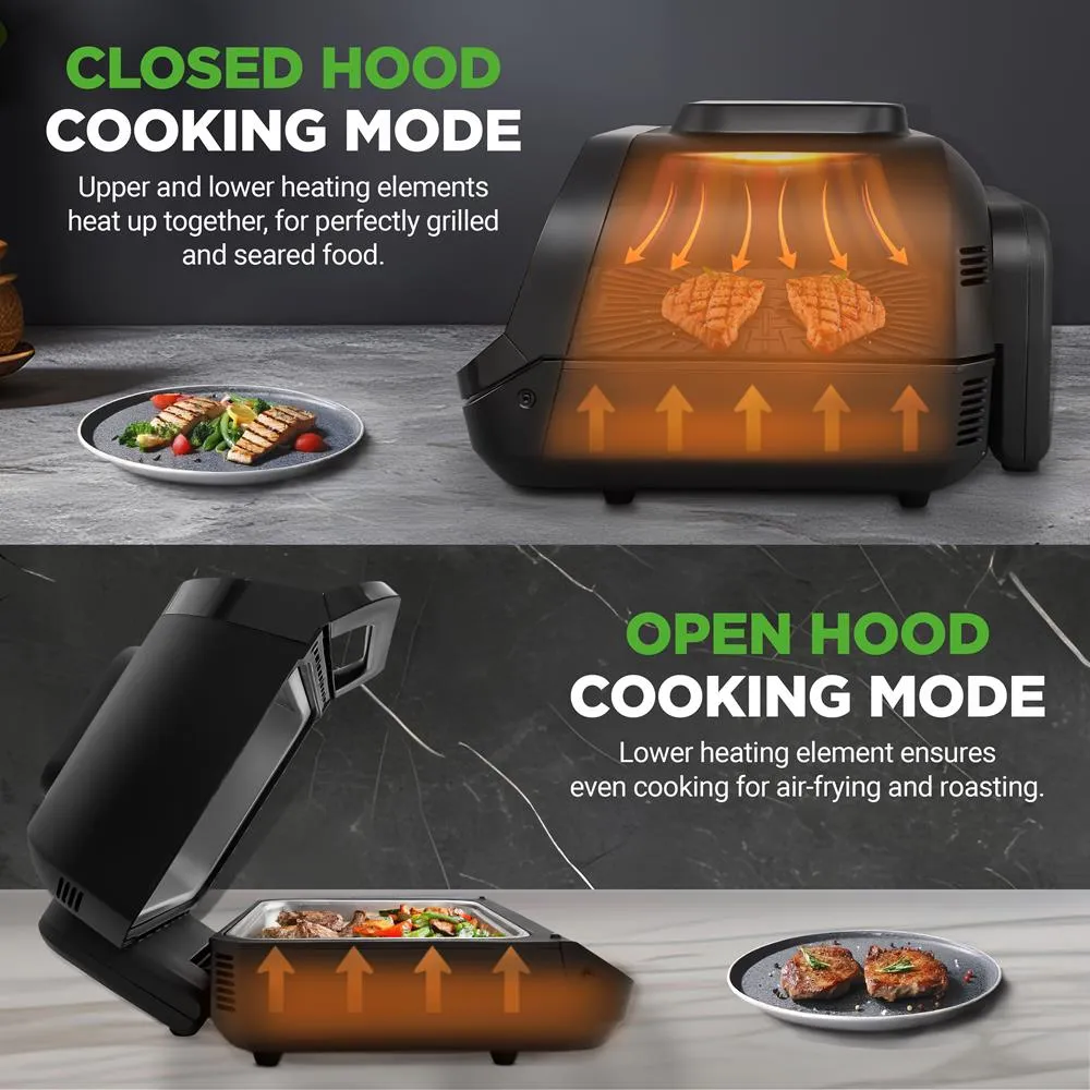 Nutrichef Smart Griller friteuse sans huile grill 5,1 L